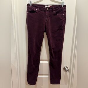 CAbi Deep Burgundy Corduroy Jeans